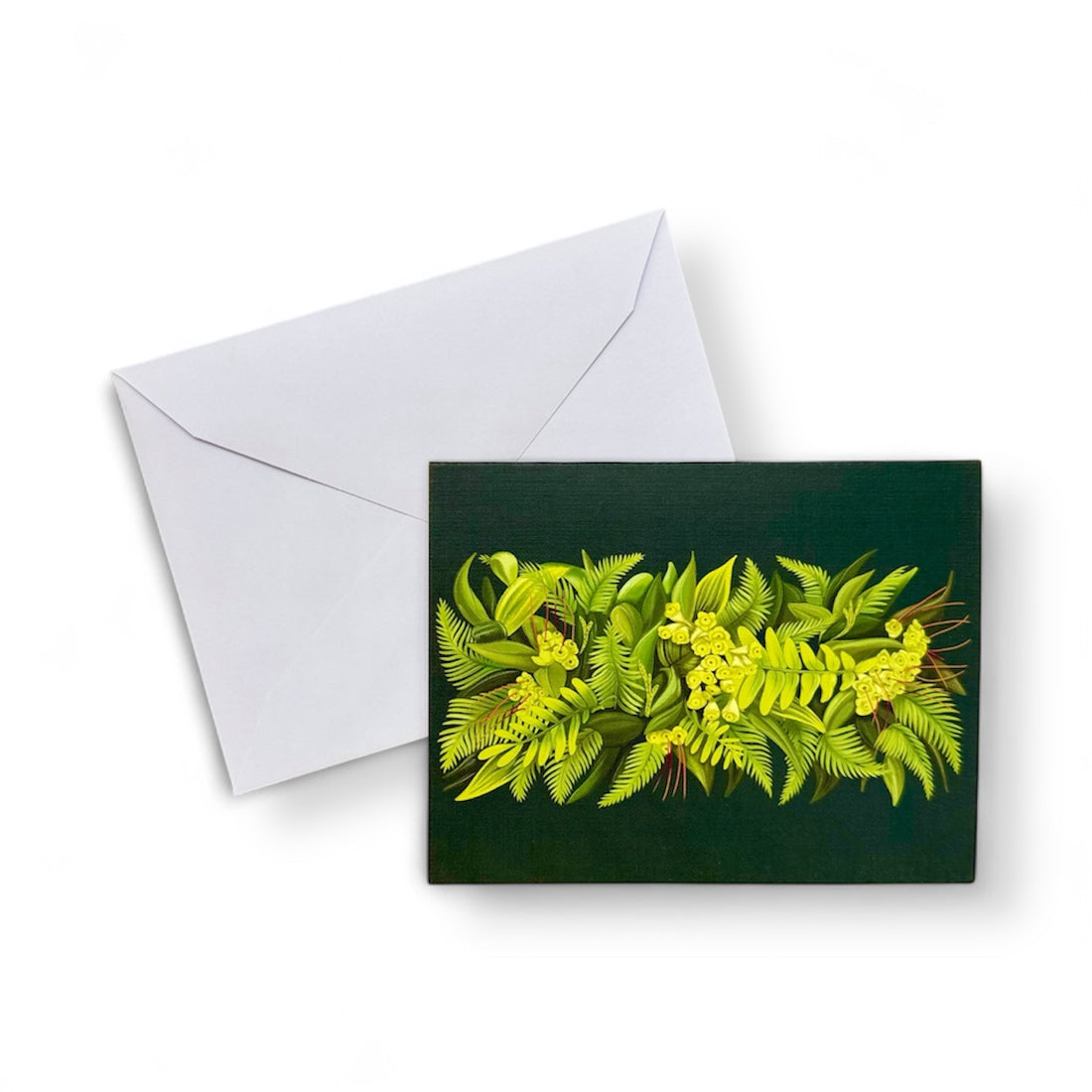 LEI PO'O FERN GREETING CARD
