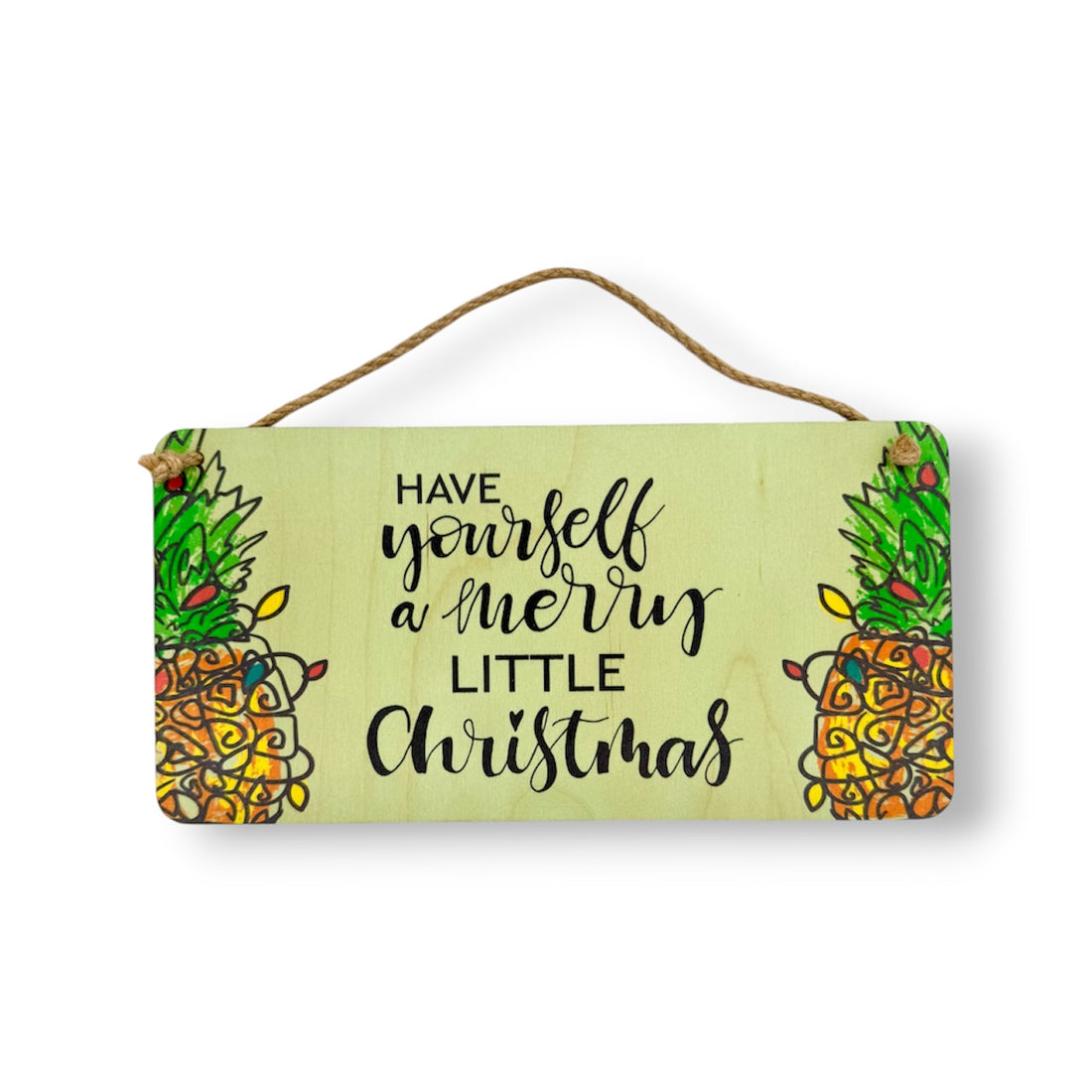MERRY LITTLE CHRISTMAS WOOD SIGN