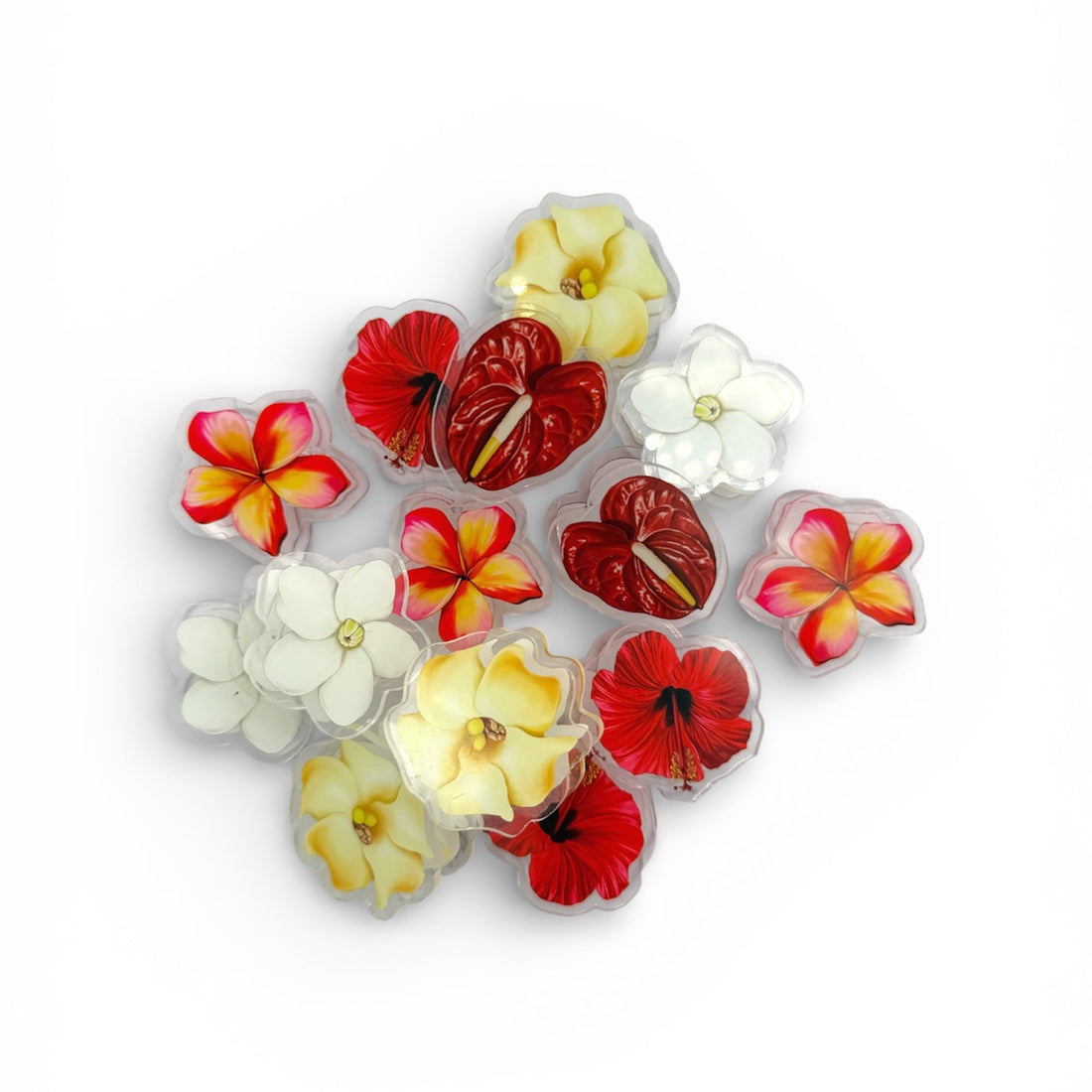 HIBISCUS ACRYLIC PAPER CLIP
