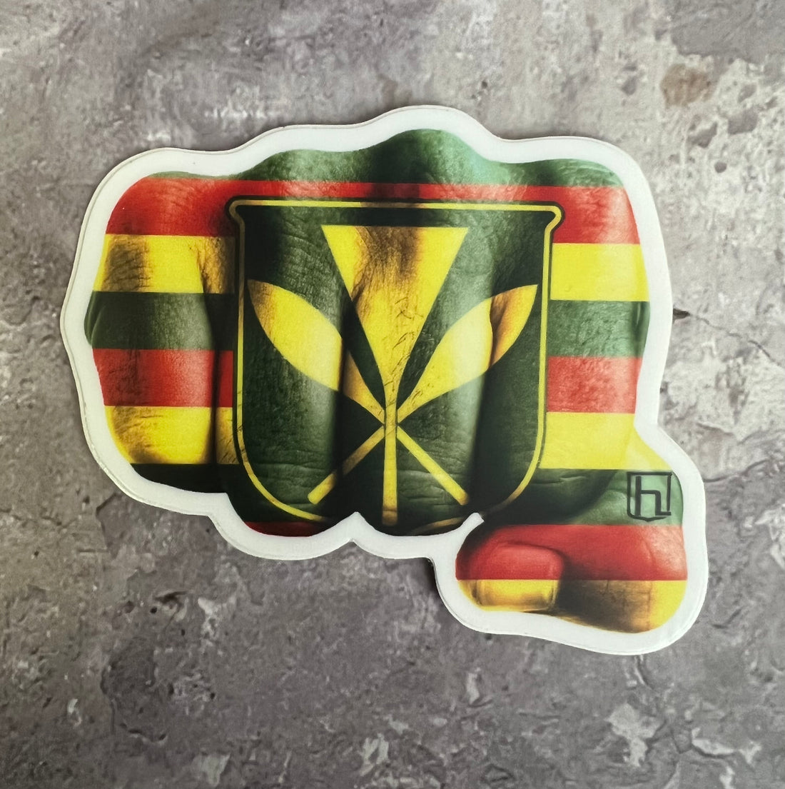 STICKER KANAKA MAOLI FIST