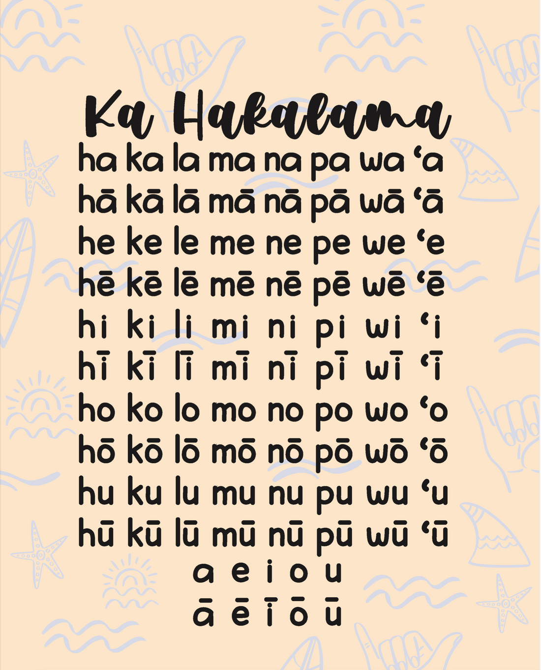 KA HAKALAMA WOOD SIGN