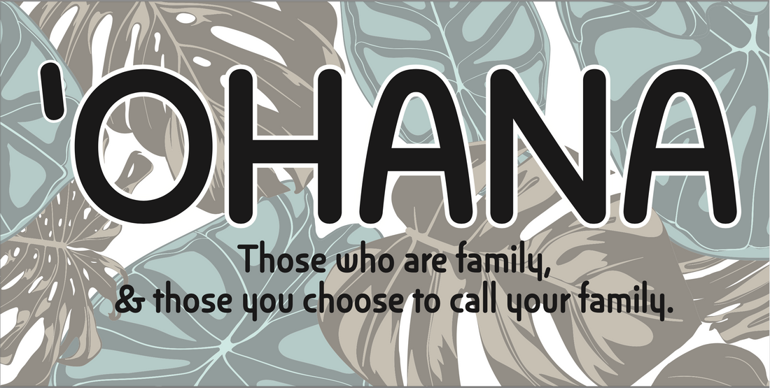 OHANA WOOD SIGN