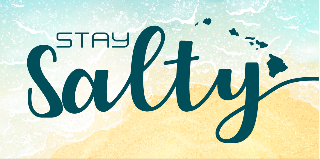 STAY SALTY WOOD SIGN